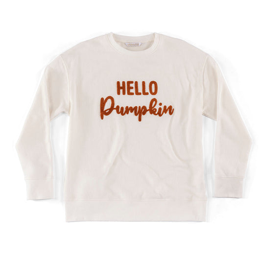 Shiraleah “Hello Pumpkin” Sweatshirt-Cream