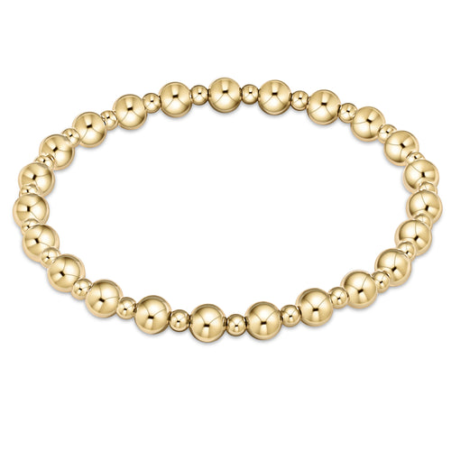 Enewton Extends - Classic Grateful Pattern 5mm Bead Bracelet - Gold