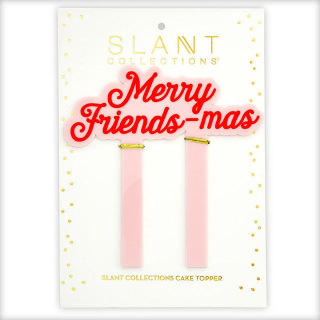 Slant Collection "Merry Friends-mas" Cake Topper
