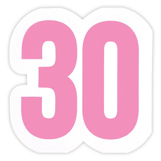 Jumbo "30" Milestone Napkin