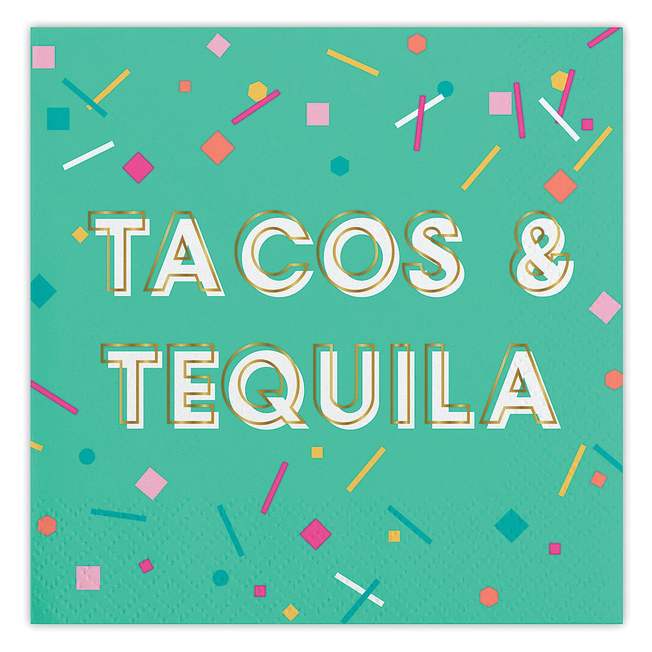 Slant "Tacos & Tequila" Beverage Napkins