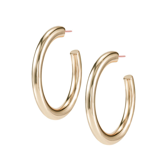 Natalie Wood Designs "Just Dance" Hoops-Gold