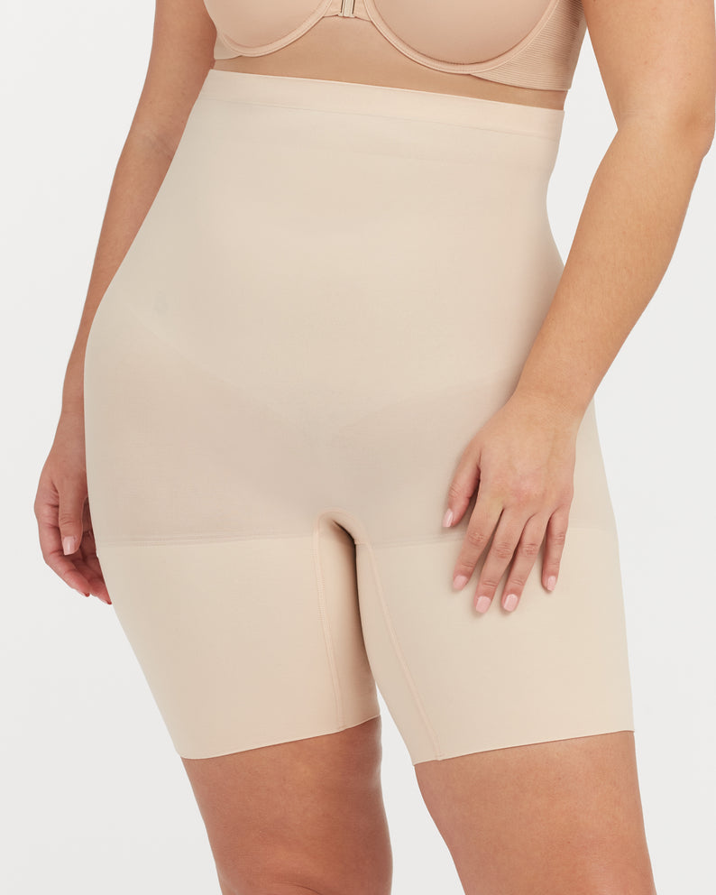 SPANX Higher power shorts in soft nude, Women's Fashion, New