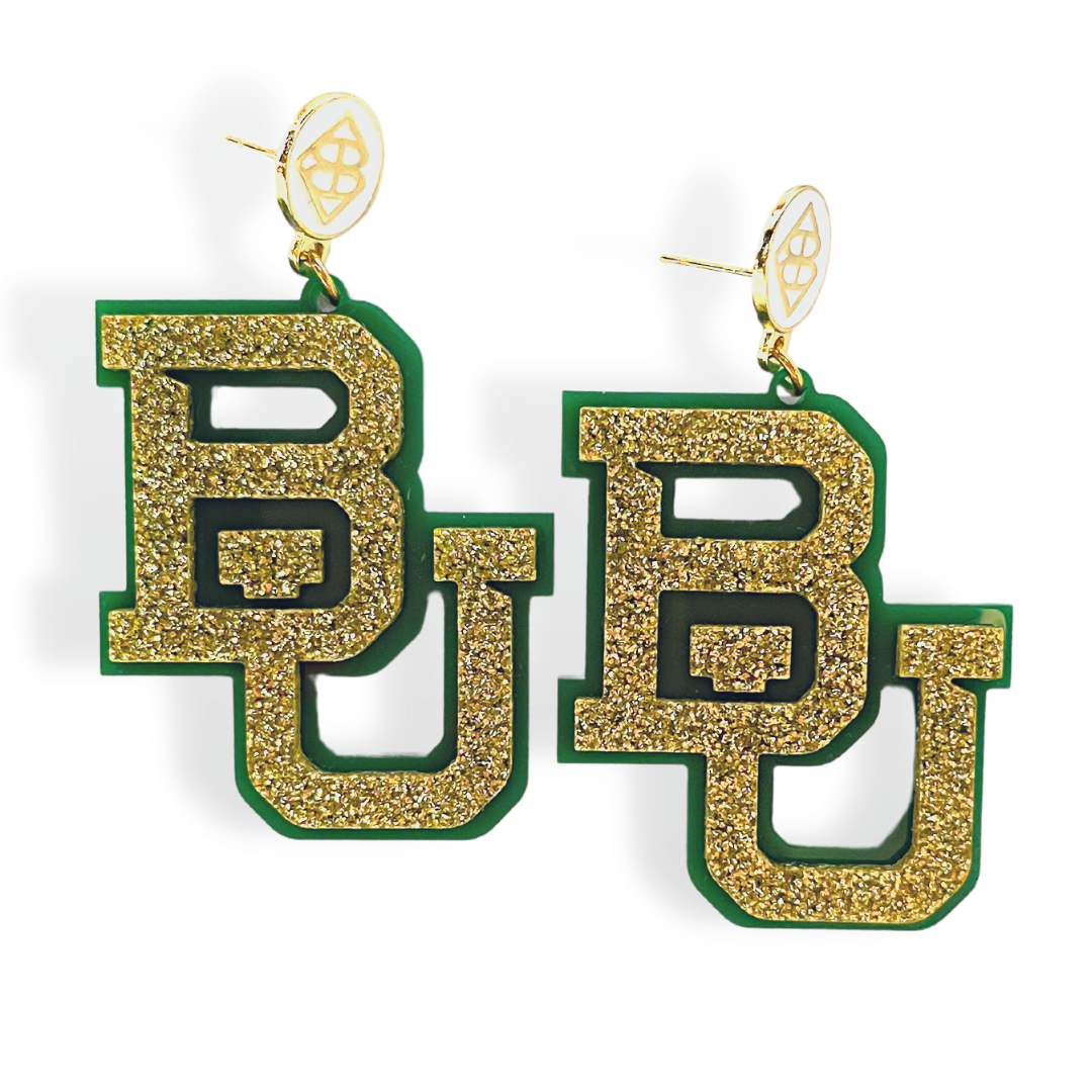 Brianna Cannon Baylor Logo Earrings