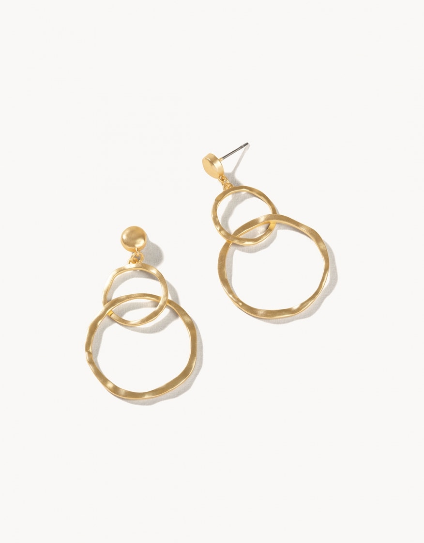 Spartina 449 Ring Toss Earring- Gold