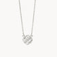 Spartina 449 Sea La Vie Necklace- Blessed/Crystal Clover-Silver
