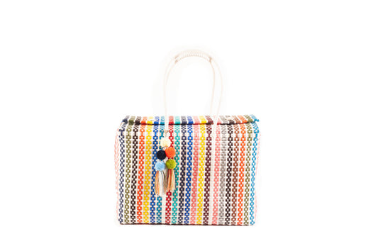 Un Pueblo Bombon Tote- Colorina White