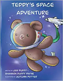 "Teddy's Space Adventure" Hardcover Book