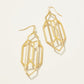 Spartina 449 Art Deco Earrings-Gold