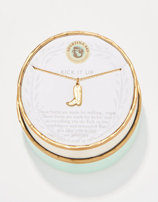 Spartina 449 Sea La Vie Necklace-Kick it Up/Cowgirl Boot