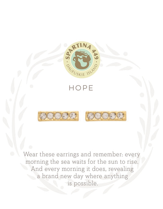 Spartina 449 Sea La Vie Stud Earrings-Hope/Horizon