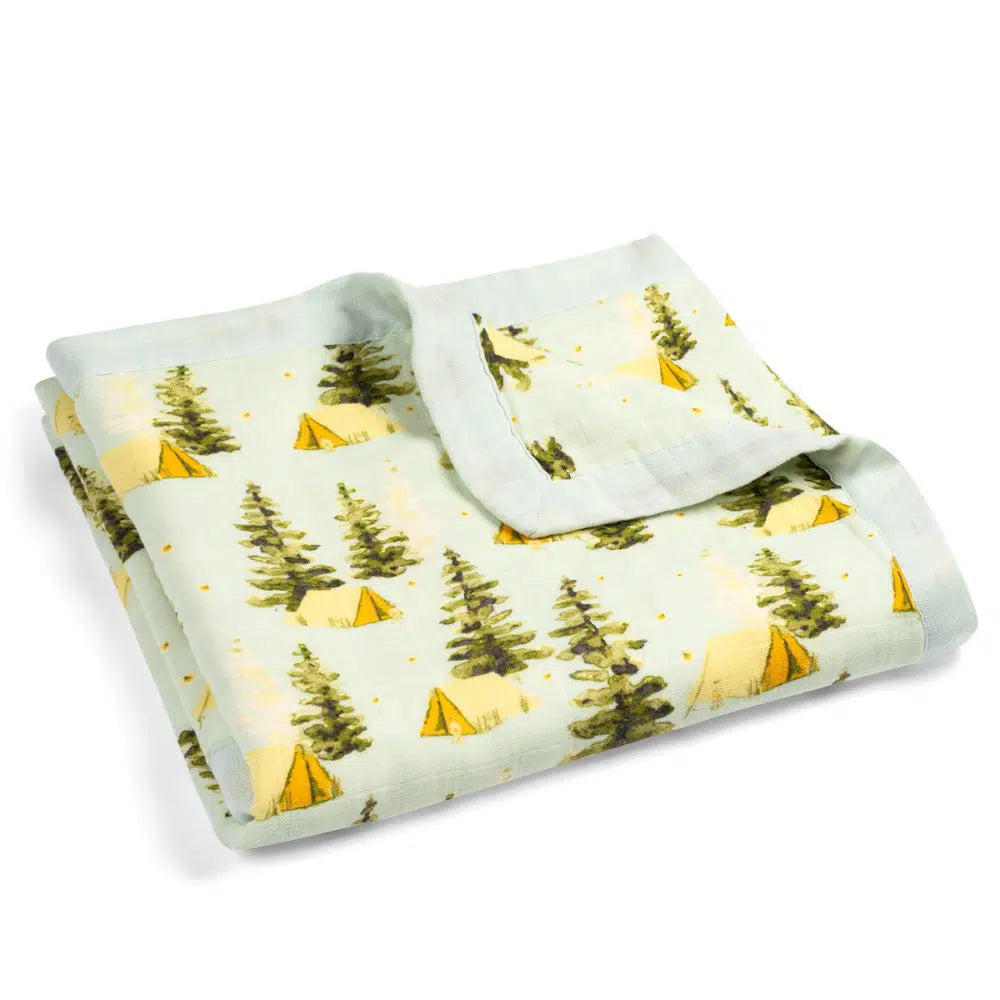 Milkbarn "Camping" Big Lovey Three-Layer Muslin Blanket