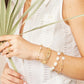 Spartina 449 Coin Pearl Chain Bracelet-Pearl