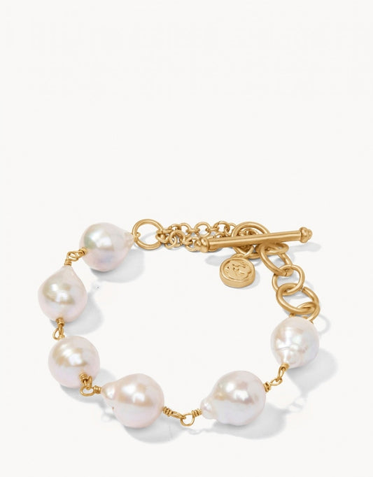 Spartina 449 Ann Pearl Toggle Bracelet-Pearl