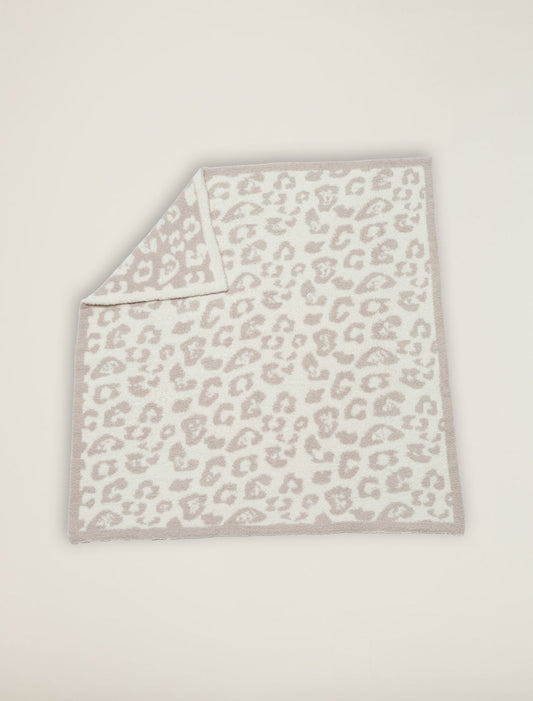 Barefoot Dreams CozyChic® Barefoot in the Wild® Baby Blanket-Stone/Cream