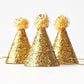 Paper Source “Gold Glitter” Mini Party Hats
