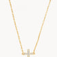 Spartina 449 Sea La Vie Necklace-Have Faith/Cross-Gold