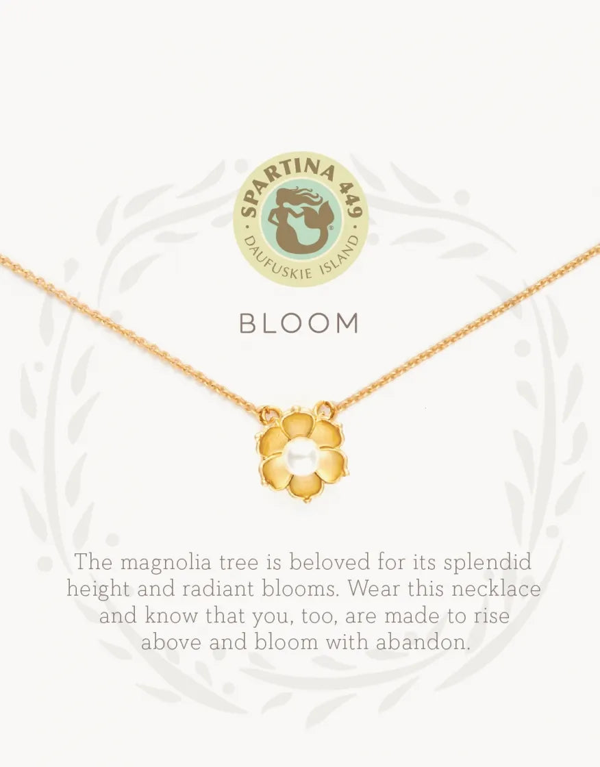 Spartina 449 Sea La Vie 18" Necklace - Bloom/Magnolia-Gold