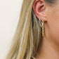 Natalie Wood Designs "Bloom" Mini Hoop Earrings - Gold