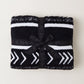 Barefoot Dreams CozyChic® Stripes and Arrows Blanket-Pearl/Black