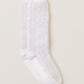 Barefoot Dreams CozyChic® Women's Herringbone Socks-Cream/Stone