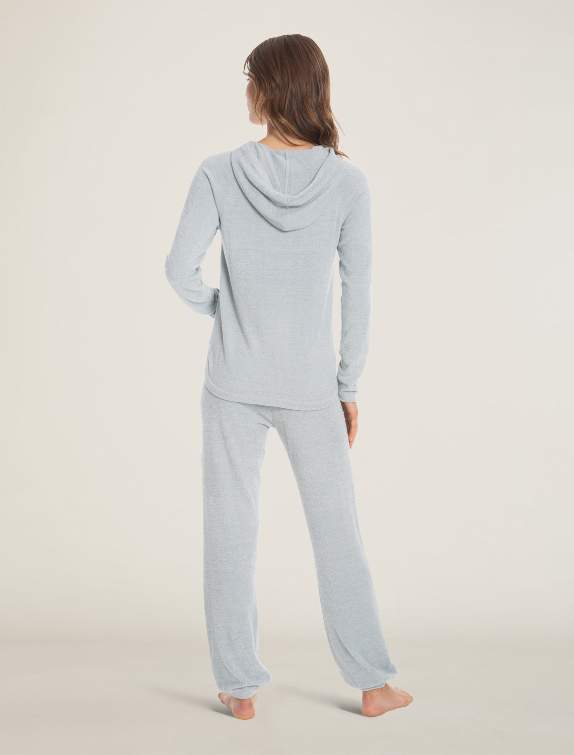 Barefoot Dreams CozyChic Ultra Lite Pullover Hoodie Blue Water