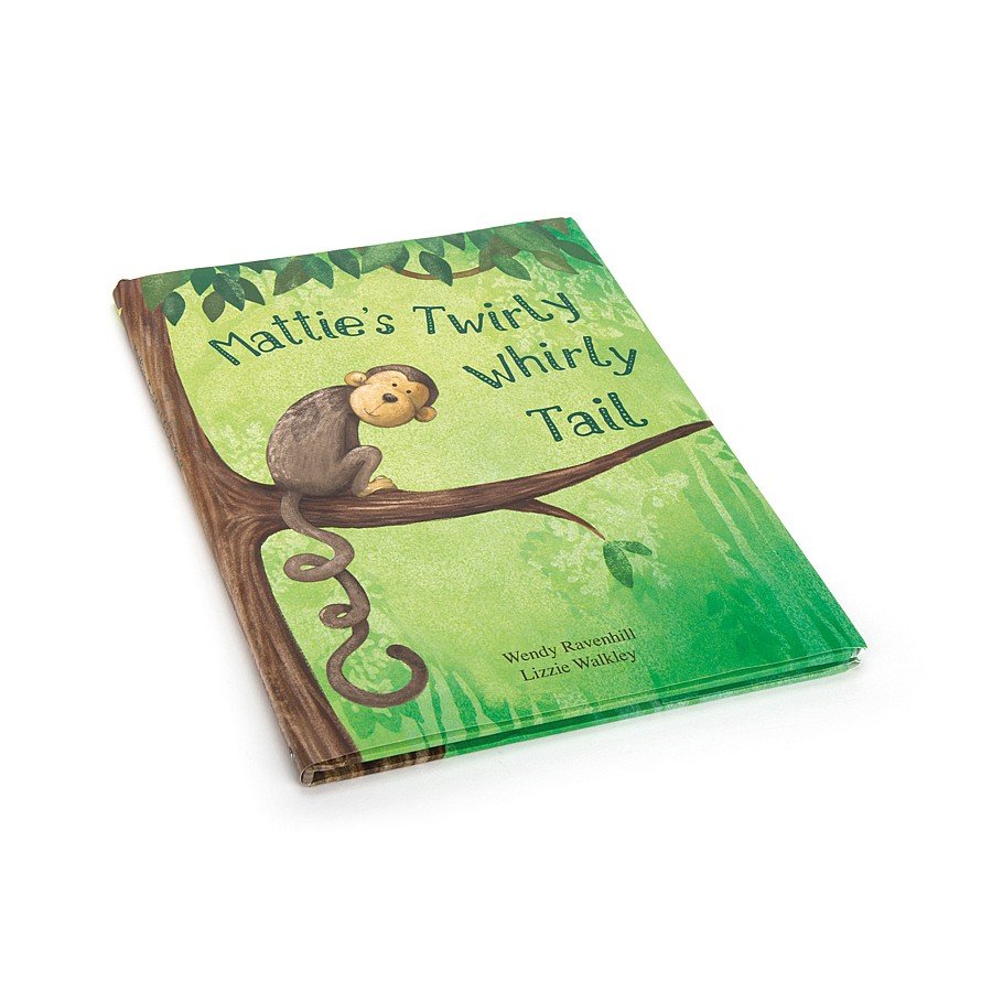 Jellycat "Mattie's Twirly Whirly Tail" Book
