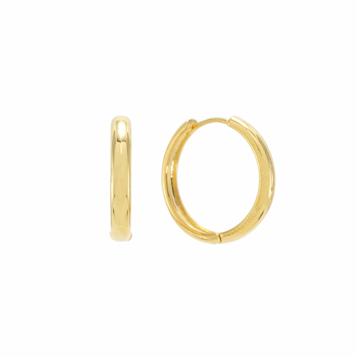 Lovers Tempo “Bea” 20mm Hoop Earrings-Gold