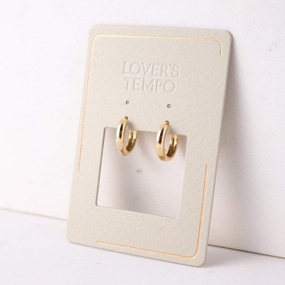 Lover’s Tempo “Bea” 15mm Hoop Earrings-Gold