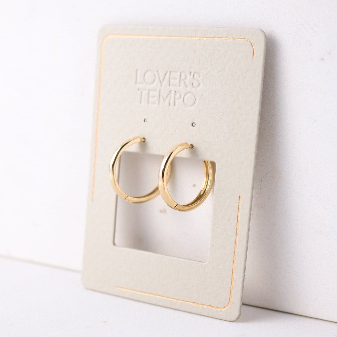 Lovers Tempo “Bea” 20mm Hoop Earrings-Gold