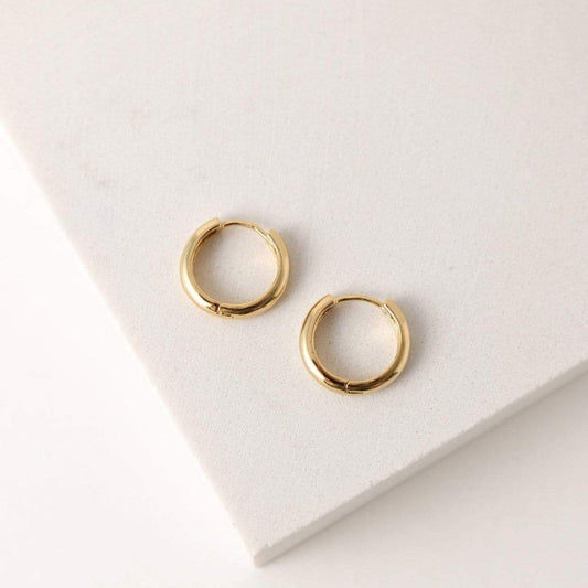 Lover’s Tempo “Bea” 15mm Hoop Earrings-Gold