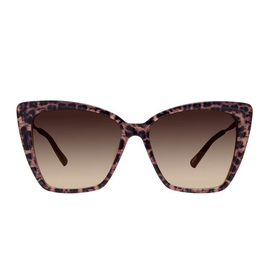 DIFF Eyewear “Becky II” Leopard Tortoise/Brown