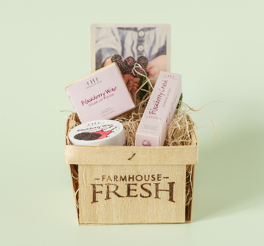 Farmhouse Fresh Blackberry Lip Gift Basket