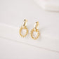 Lovers Tempo “Blanche” Click Hoop Earrings-Gold