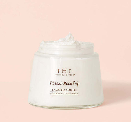 Farmhouse Fresh Blissed Moon Dip® Back To Youth Ageless Body Mousse