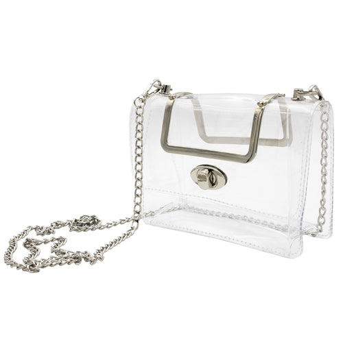 Top Handle Crossbody Silver Adelaide's Boutique
