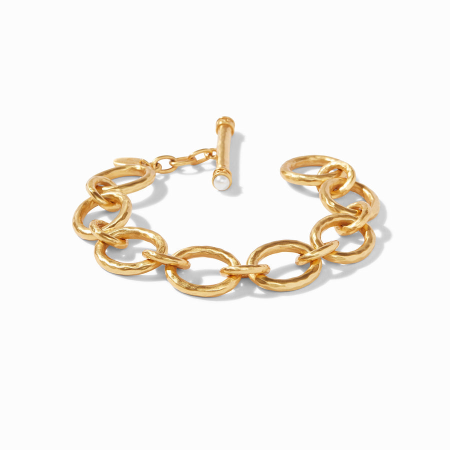 Julie Vos “Catalina” Demi Link Bracelet -Pearl