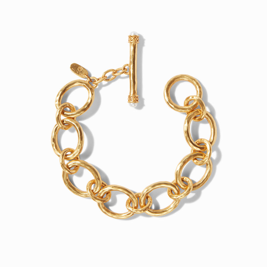 Julie Vos “Catalina” Demi Link Bracelet -Pearl