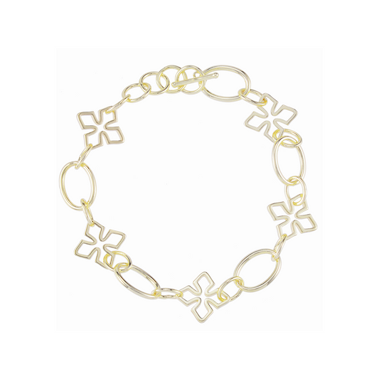 Natalie Wood Designs "Grace" Link Bracelet-Gold