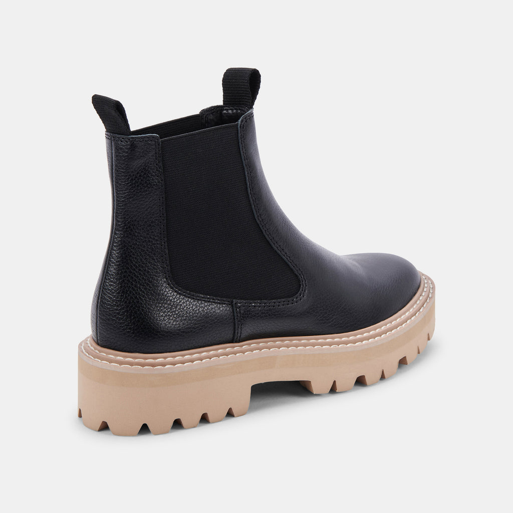 Dolce Vita "Moana H2o" Boots-Onyx Leather