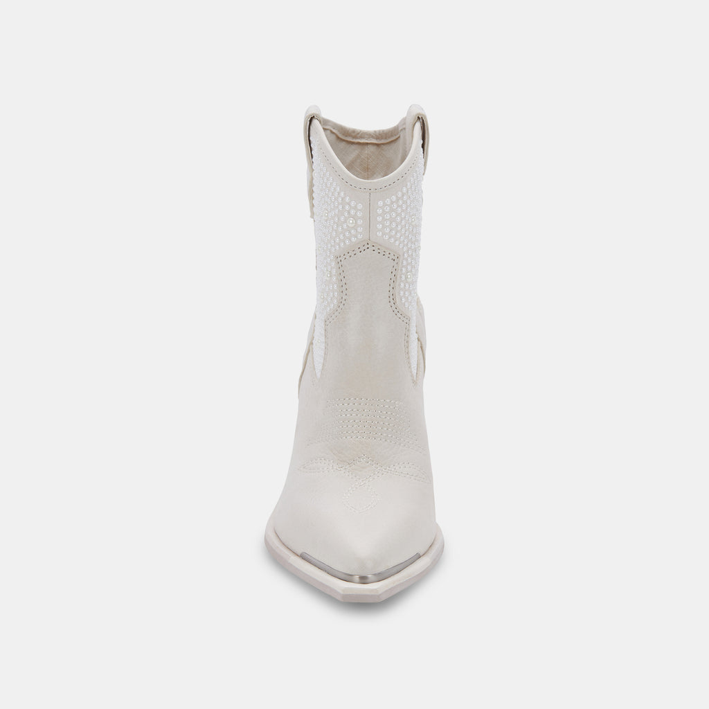 Dolce Vita “Nashe” Ivory Pearl Boots