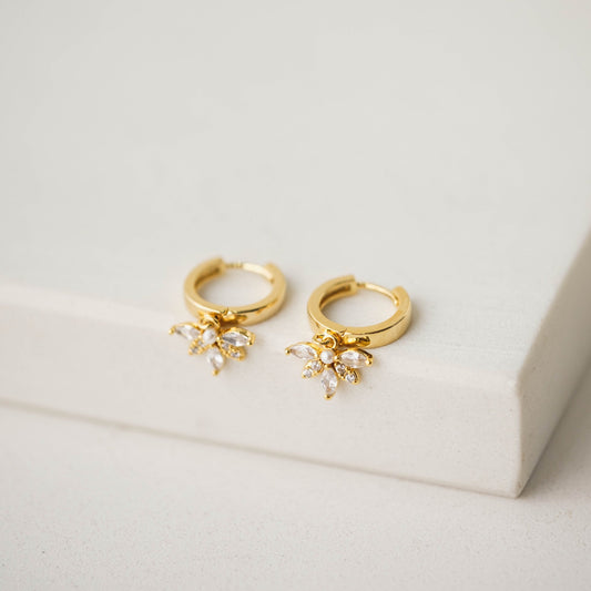 Lovers Tempo “Harlowe” Hoop Earrings-Gold