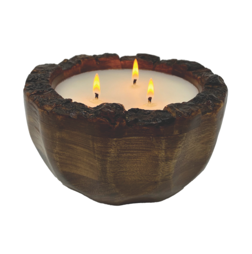 Himalayan Trading Endurance Candle Bowl 15oz. Small-Tobacco Bark