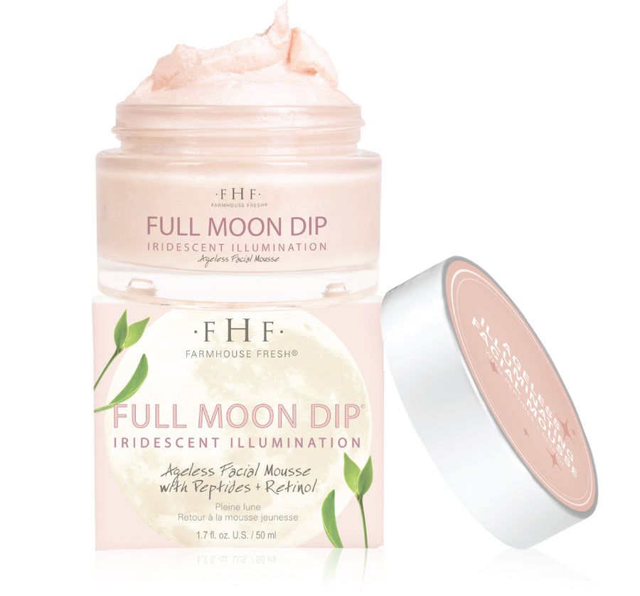 Farmhouse Fresh Full Moon Dip® Iridescent Illumination Ageless Facial Mousse with Peptides + Retinol