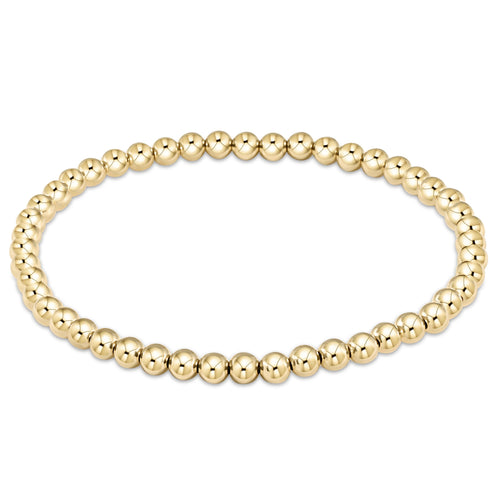 Enewton Extends “Classic” Gold 4mm Bead Bracelet-Gold (BEXCLG4)