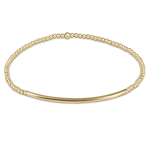 Enewton “Classic” 2mm Bead Bracelet - Bliss Bar-Gold (BCLG2BBG)