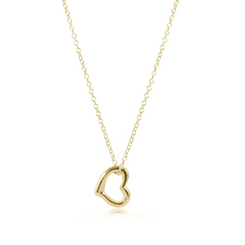 Enewton 16" Necklace- Love Gold Charm