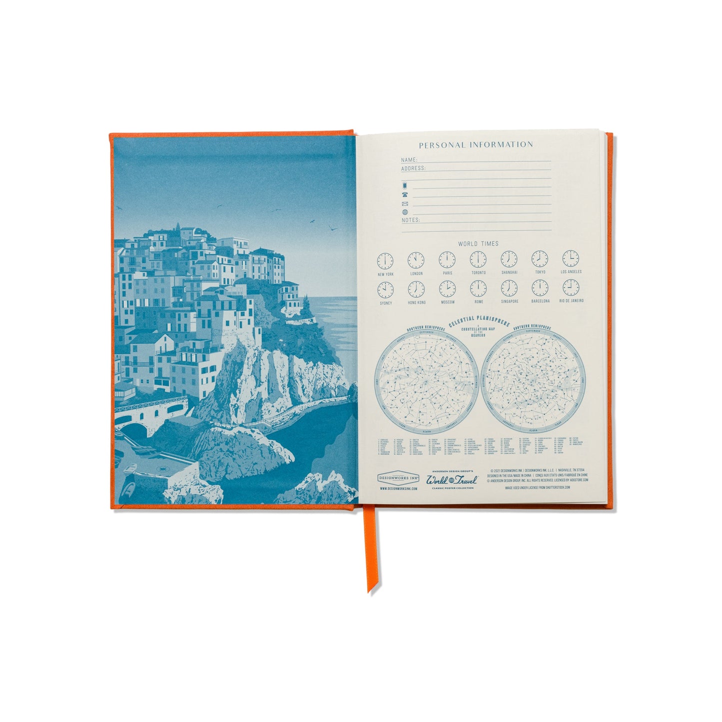 DesignWorks Ink Anderson Design Journal - Cinque Terre