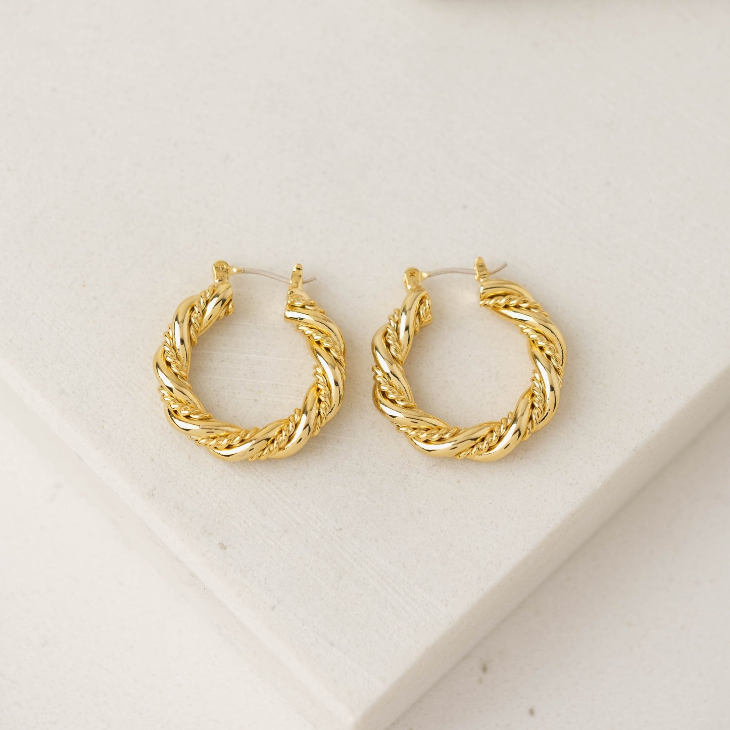 Lovers Tempo “Jessie” Hoop Earrings-Gold