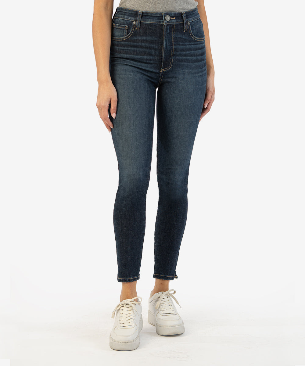 Heros Mid Rise Ankle Skinny Jeans